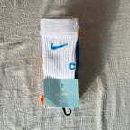 Nk NOCTA Crew Socks White Blue Orange