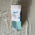 Nk NOCTA Crew Socks White Blue Orange