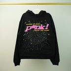 Sp5der P*NK Hoodie Black
