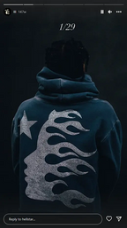 Hellstar Rhinestone Starfire Hoodie