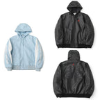 Supreme Jordan Faux-Leather Hooded Jacket