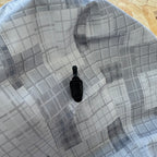 Mertra Patchwork Plaid Jacket - Grey Camo