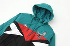 Supreme Football Graphic Colorblock Hooded Windbreaker