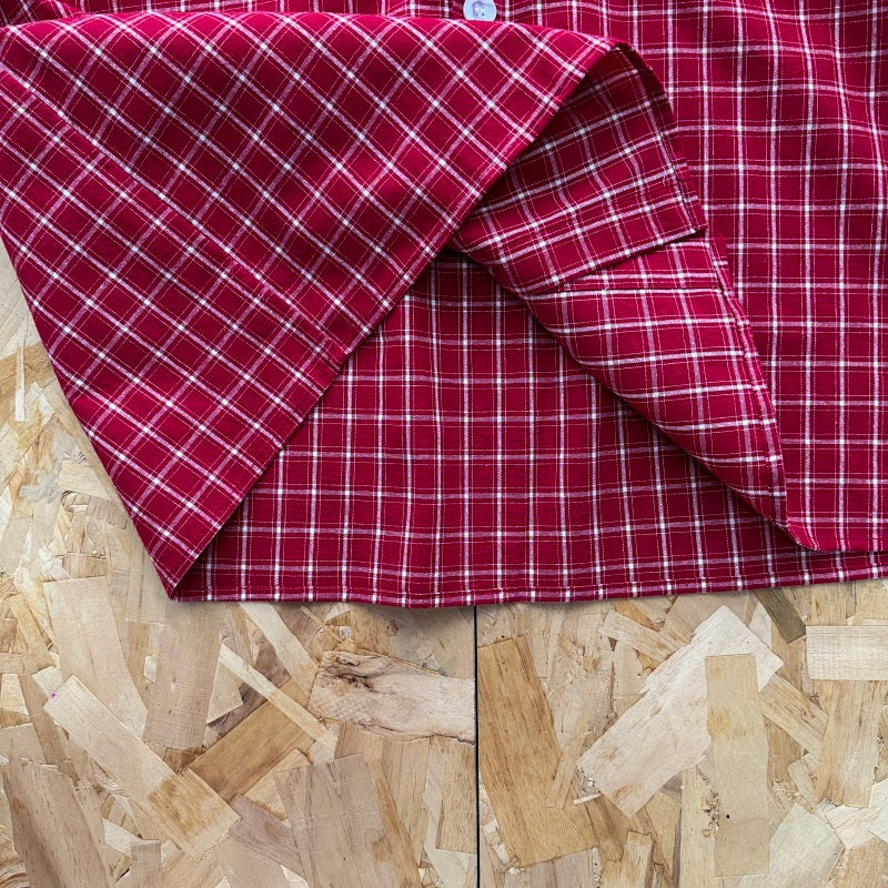 Mertra Plaid Shirt - Red