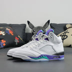 Nike Air Jordan 5 Retro - White/Grape