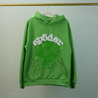 Sp5Der Web Hoodie Slime Green