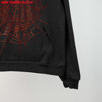 Sp5Der Rhinestone Logo Hoodie Black
