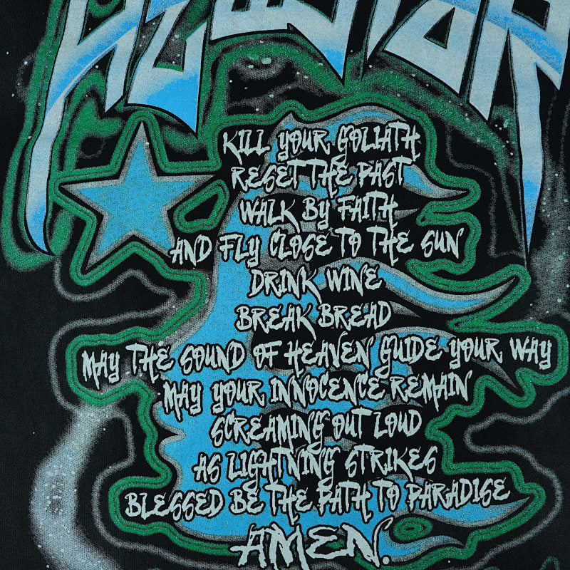 Hellstar The Future T-Shirt Black/Blue