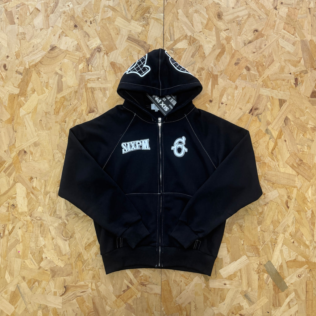 Zip Hoodie - Black