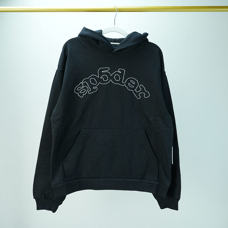 Sp5der OG Logo Hoodie Black