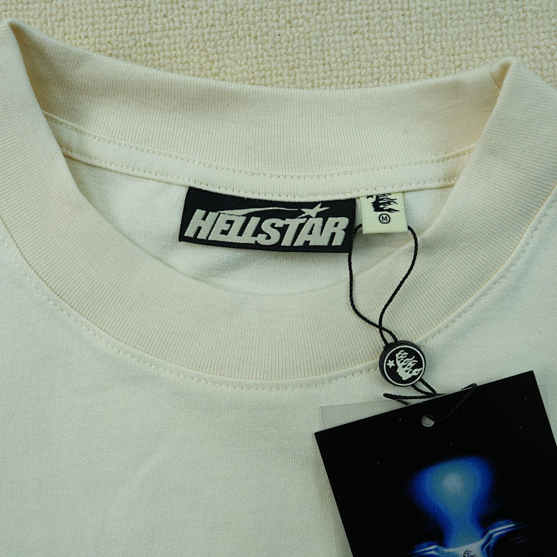 Hellstar Classic T-Shirt (Regular Print) White/Brown