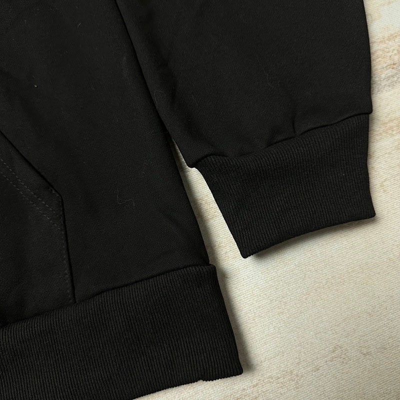 Sp5Der Rhinestone Logo Hoodie Black