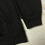 Sp5Der Rhinestone Logo Hoodie Black