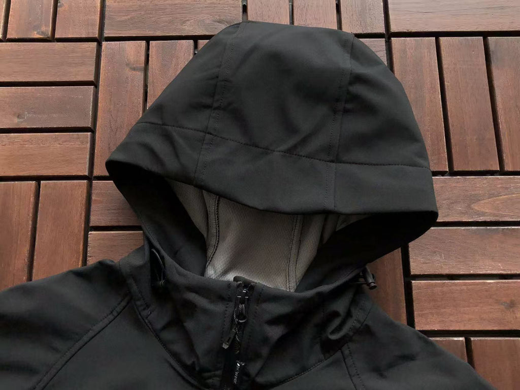 Arc'teryx Black White Mint Hooded Jacket