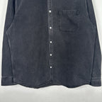Supreme Gothic Logo Denim Button-Up Shirt