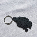 Graffiti Keychains - Black/Silver/Green