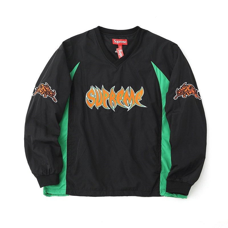 Supreme Number 8 Long-Sleeve Football Jersey