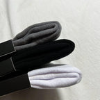 Broken Planet Crew Socks - White/Black/Gray