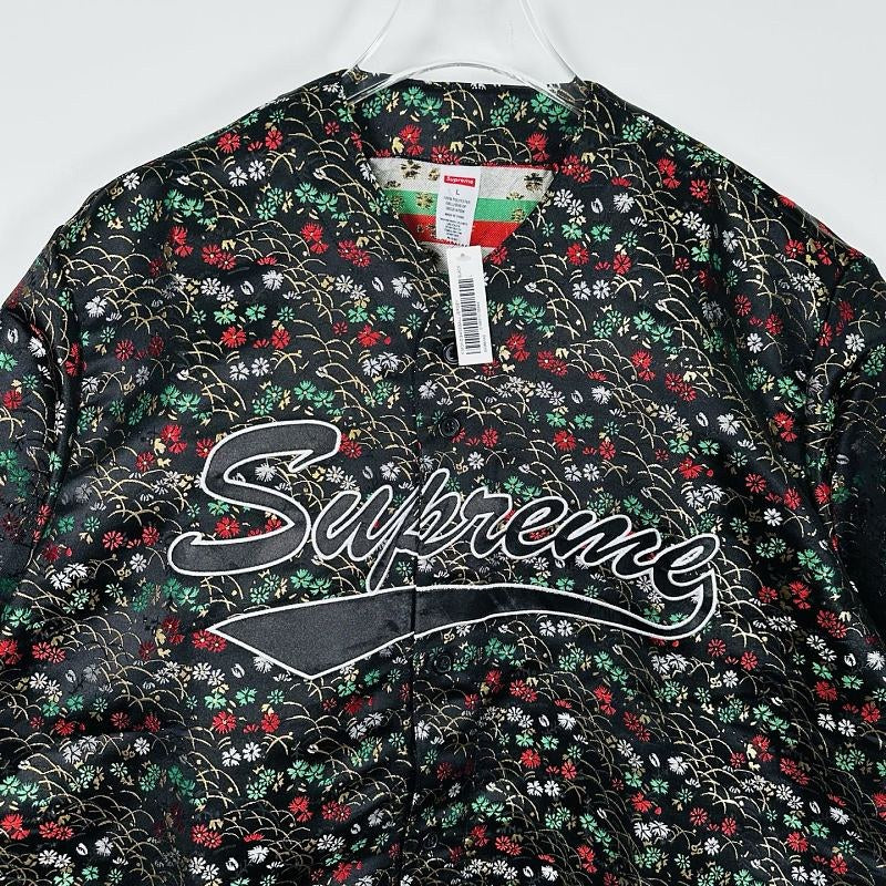 Supreme Floral Baseball Button-Up Shirt