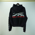 Hellstar Airbrushed Skull Hoodie Black