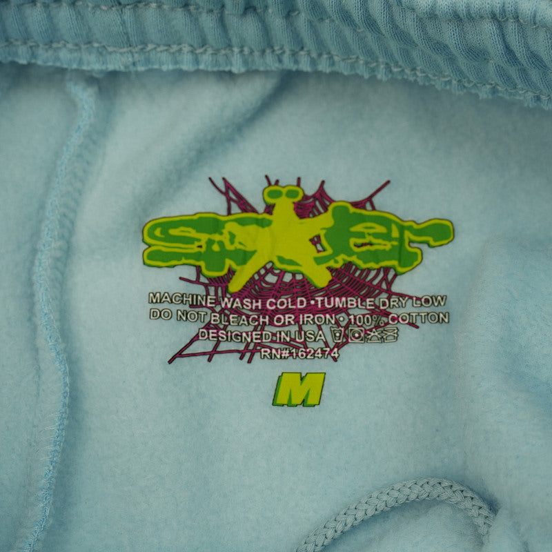 Sp5Der Web Sweatpants Sky Blue
