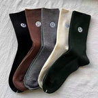 Lululemon Emblem Logo Ribbed Crew Socks 5-Pack