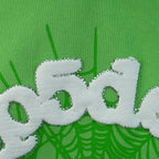 Sp5Der Web Hoodie Slime Green