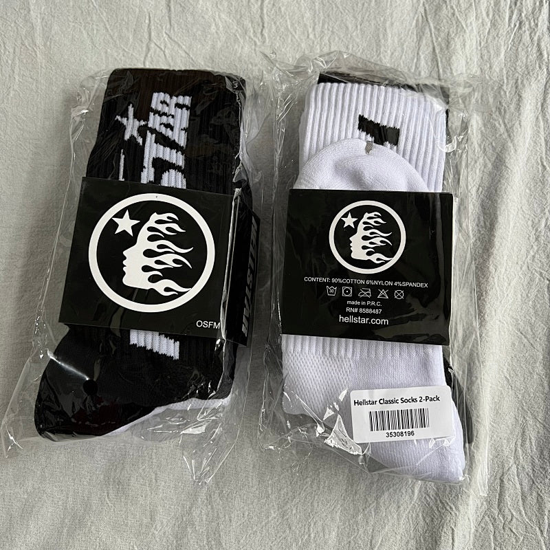 Premium Socks - Black/White