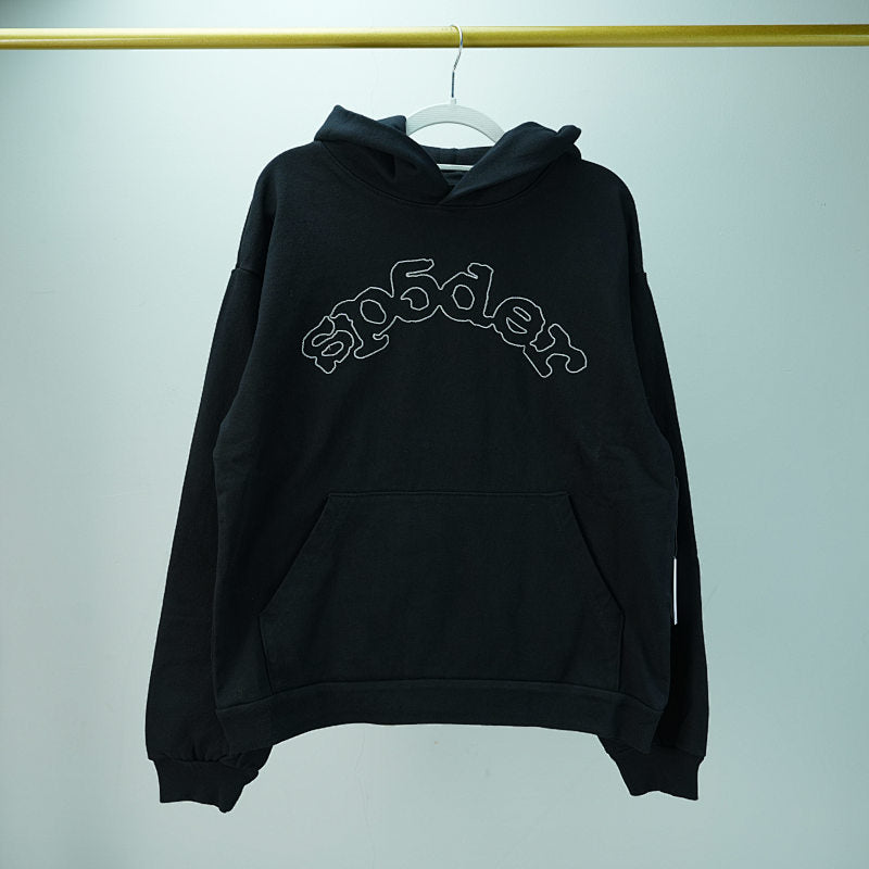 Sp5der OG Logo Hoodie Black