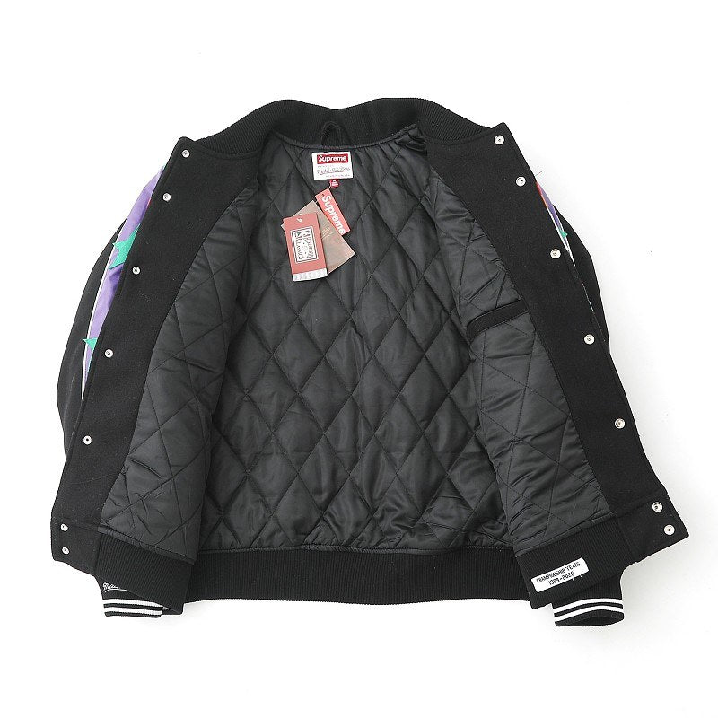 Supreme Basketball Graphic Varsity Jacket