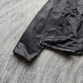Unknown Brand Black Leather/Nylon Hybrid Jacket