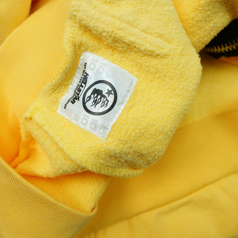 Hellstar Sports Zip-Up Sweatshirtyellow