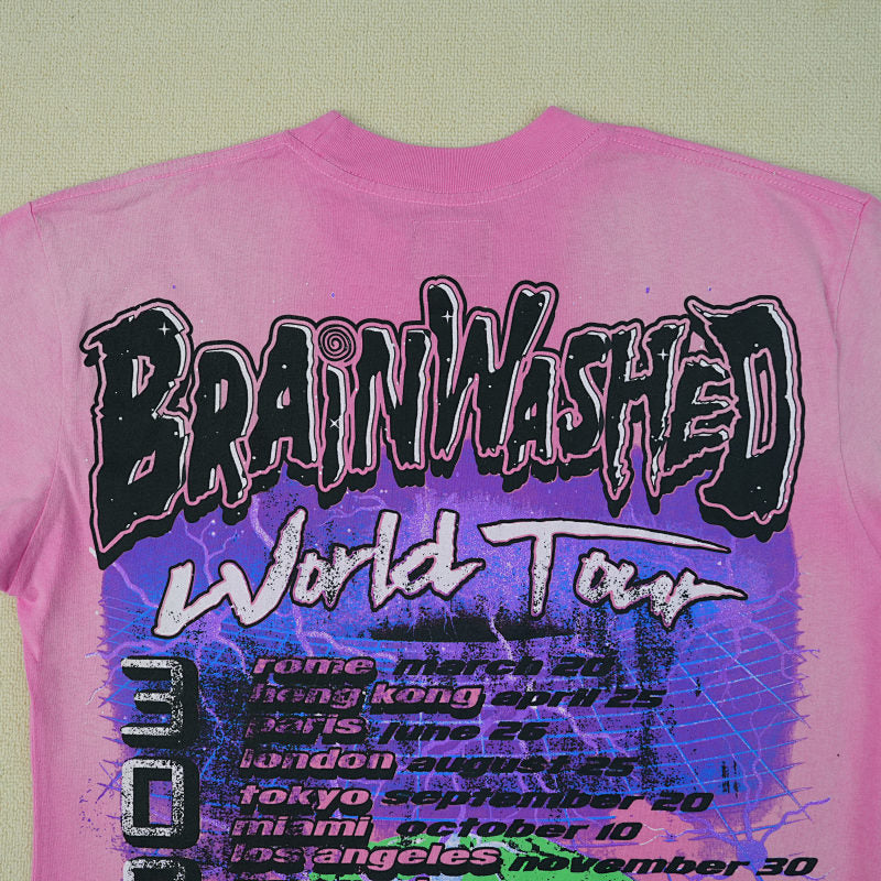 Hellstar Brainwashed World Tour T-Shirtpink
