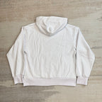 Sp5Der Rhinestone Logo Hoodie White