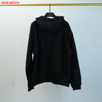 Sp5Der Rhinestone Logo Hoodie Black