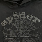 Sp5der Phantom Web Hoodie Black