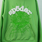 Sp5Der Web Hoodie Slime Green
