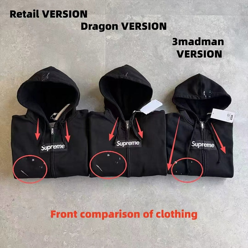 Unknown Brand Black Sweatshirt Cuff Comparison