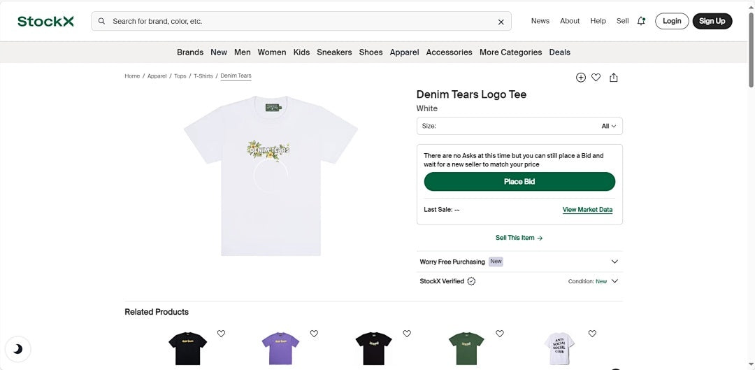 Denim Tears Tee