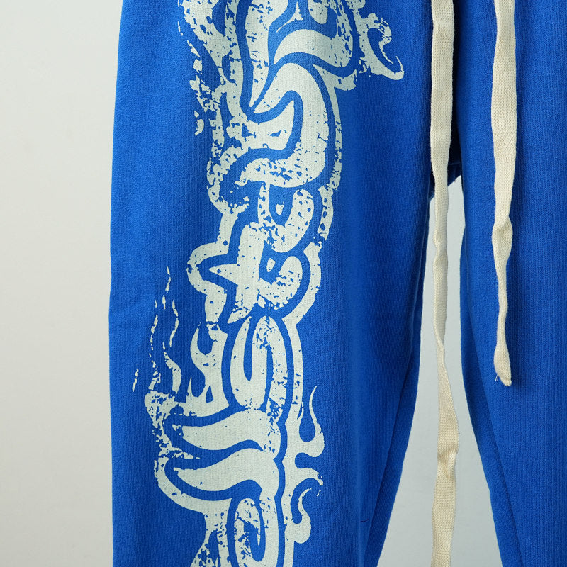 Hellstar Blue Yoga Sweatpants