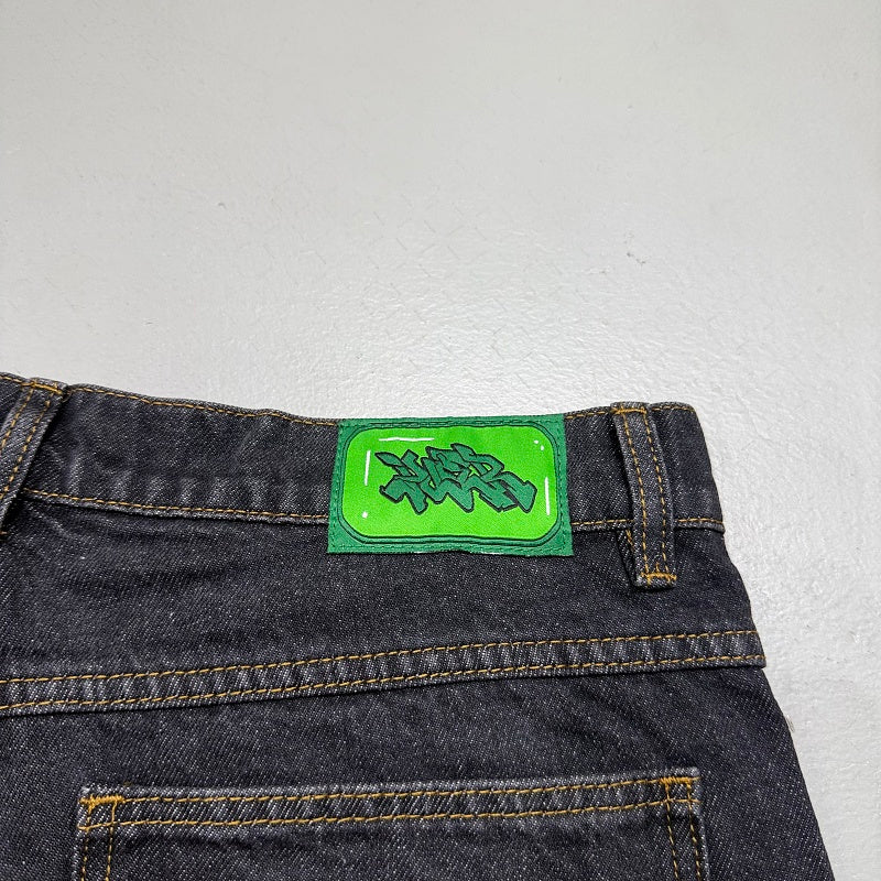 Unknown Brand Dark Black/Charcoal Denim Jeans
