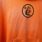 Hellstar Fire Orange Hoodie Orange Dye