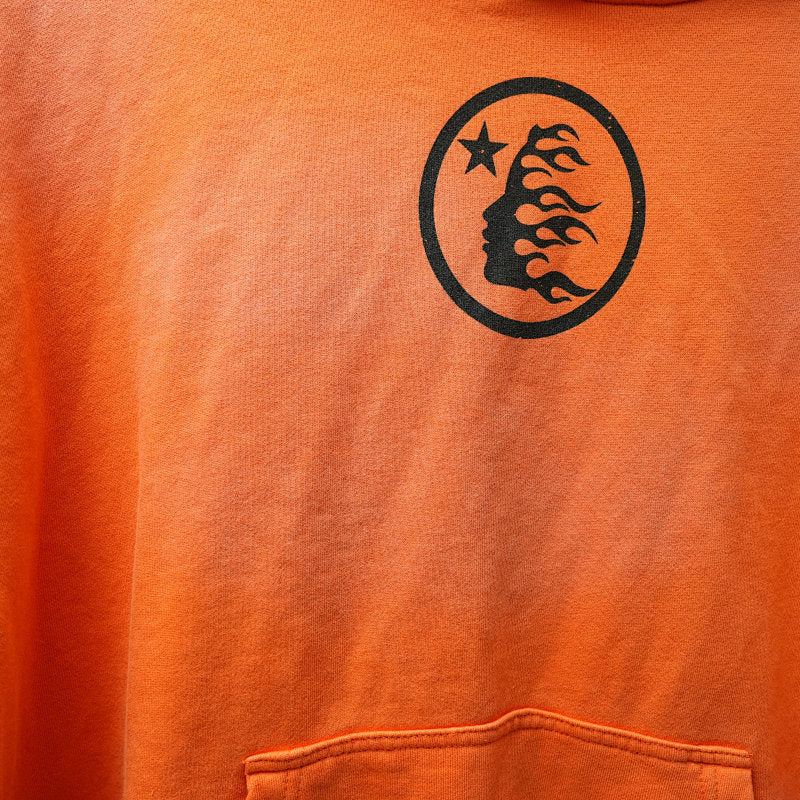 Hellstar Fire Orange Hoodie Orange Dye