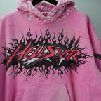 Hellstar Brainwashed With Brain Hoodie Pink