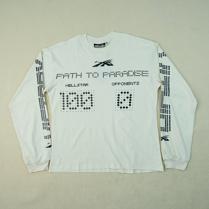 Hellstar Scoreboard L/S T-Shirt White