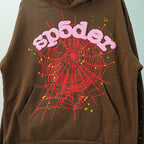 Sp5der Web Hoodie Brown