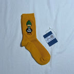 LV Made Crew Socks - Yellow/Black/White