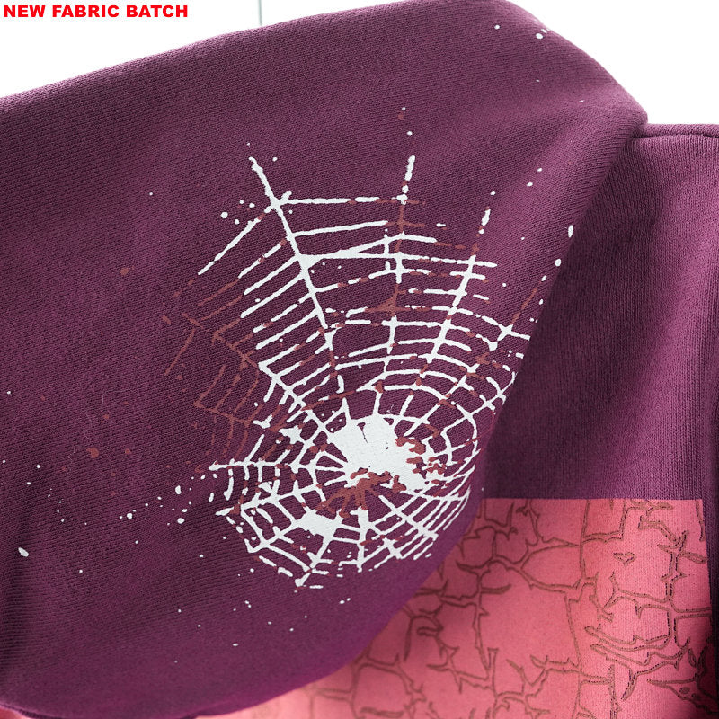 Sp5Der Nocturnal Highway Hoodie Dark Purple