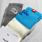 Nike Everyday Plus Crew Socks - Blue/White/Cream/Gray