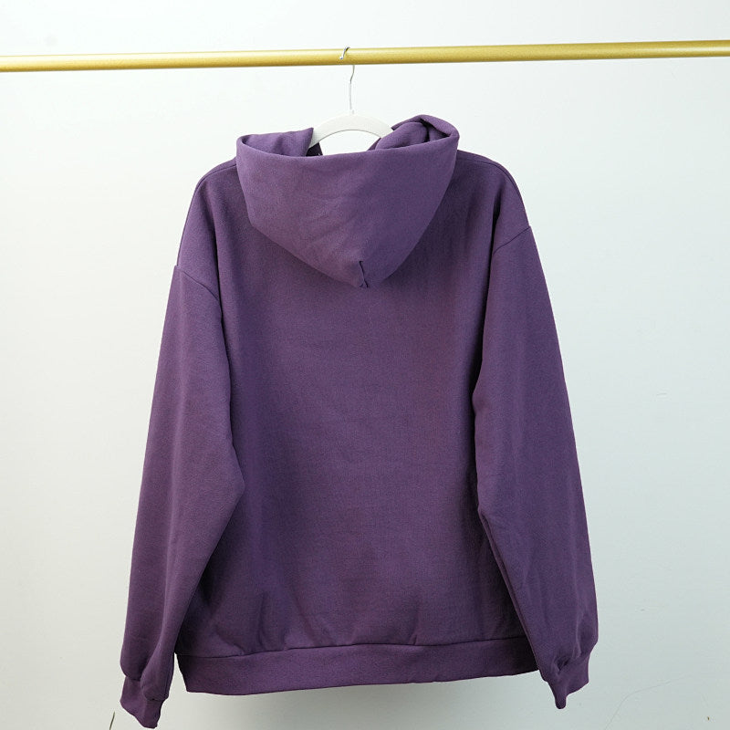 Sp5Der Web Hoodie Purple
